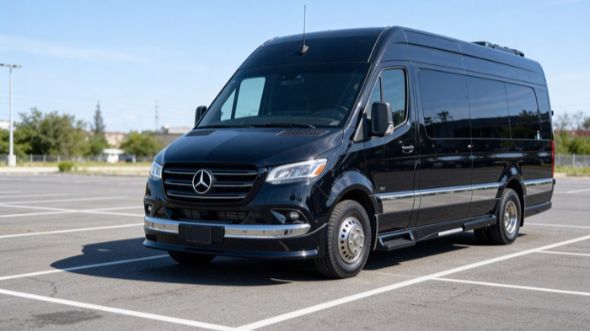 des moines concert sprinter van rental