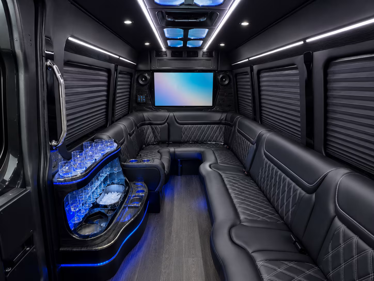 conference and convention attendee sprinter van transportation at chi health center omaha
