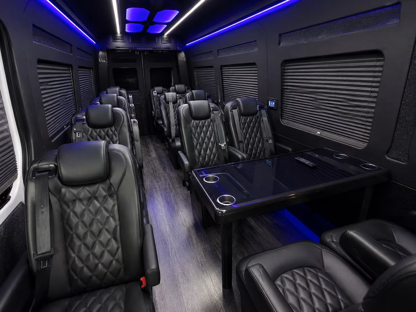 omaha 10 passenger sprinter van inside