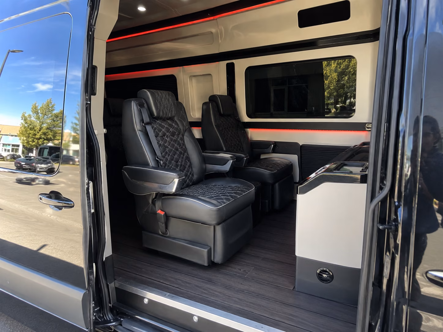 omaha 10 passenger sprinter van interior