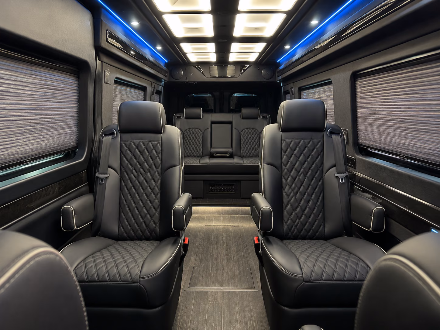 omaha 12 passenger sprinter van inside