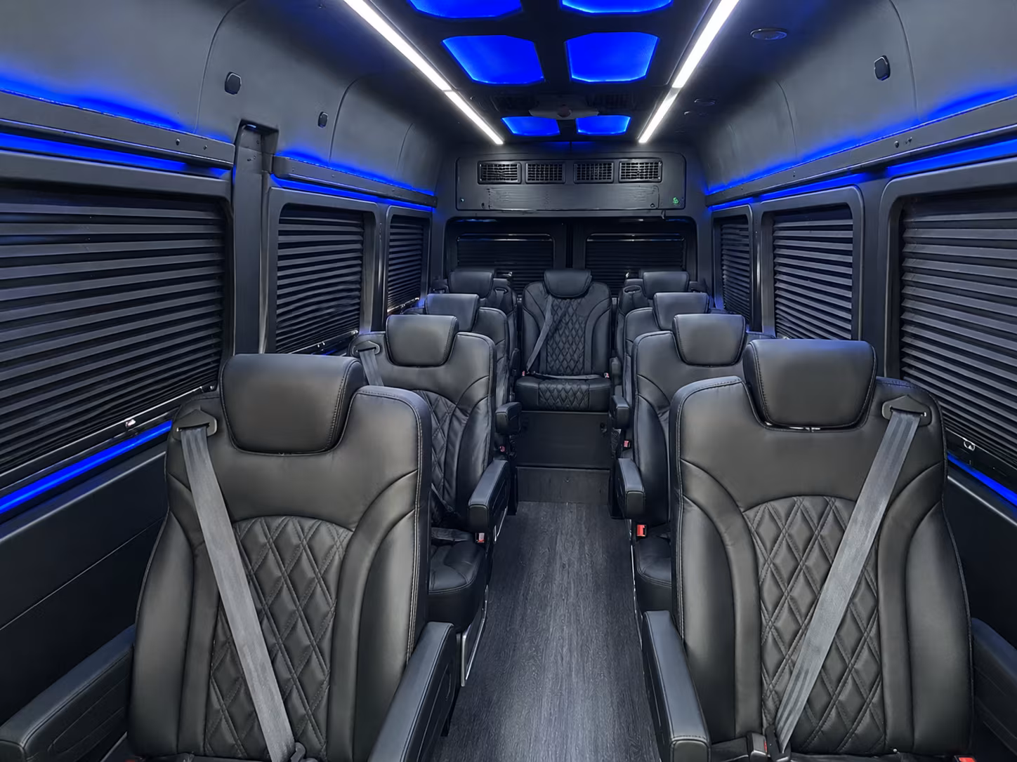 omaha 12 passenger sprinter van interior