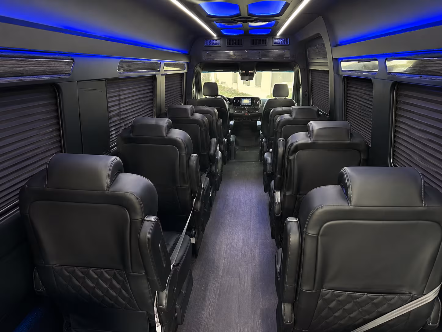 omaha 18 passenger sprinter van interior