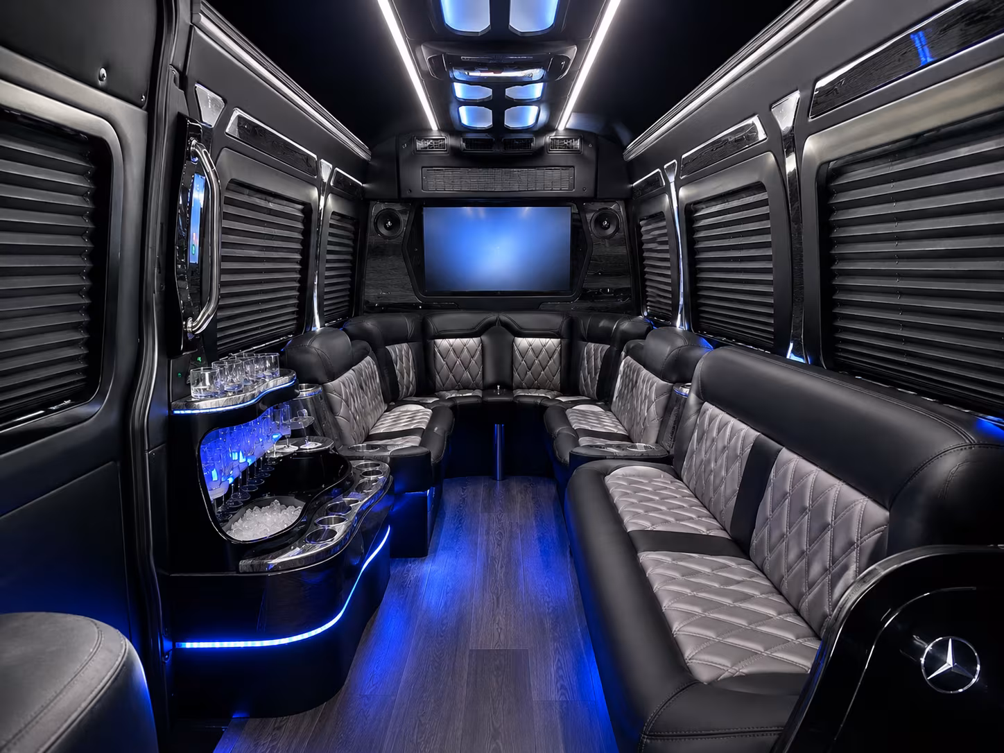 shift change sprinter van transportation for any hour operations in omaha